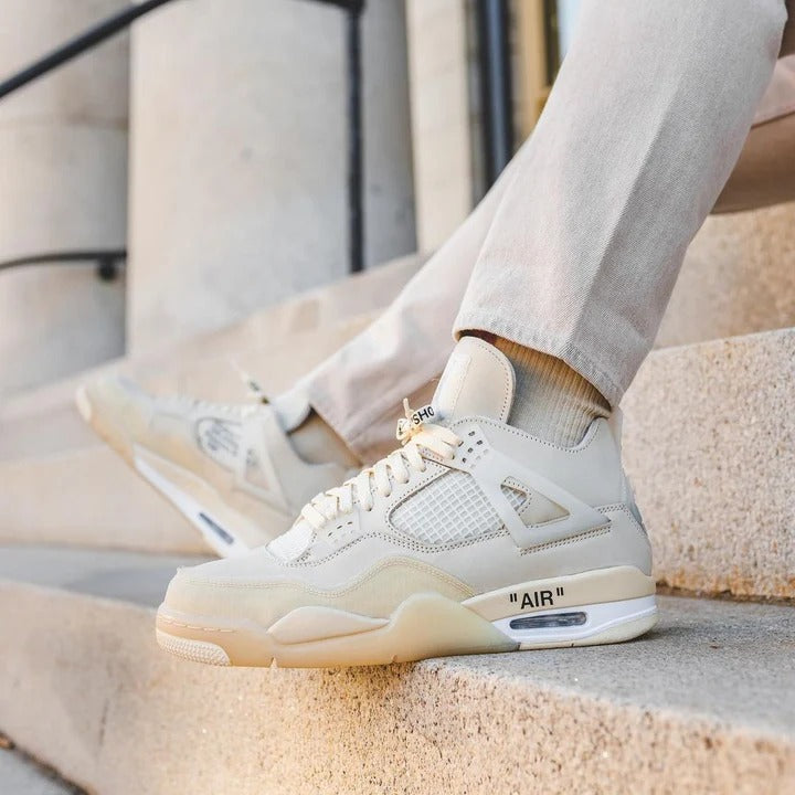 Nike Air Jordan 4 Retro x Off-White SP 'Sail' Wmns