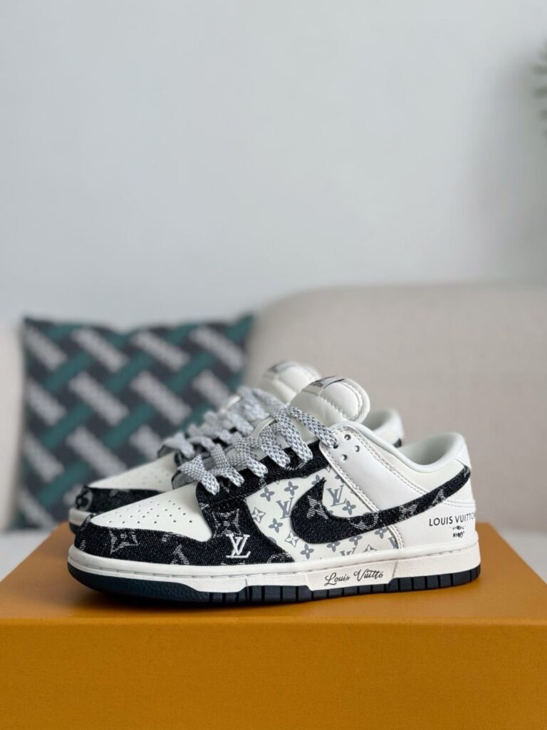 Nike Air Jordan 1 x LV Monogram Edition (Dunk Low Custom)